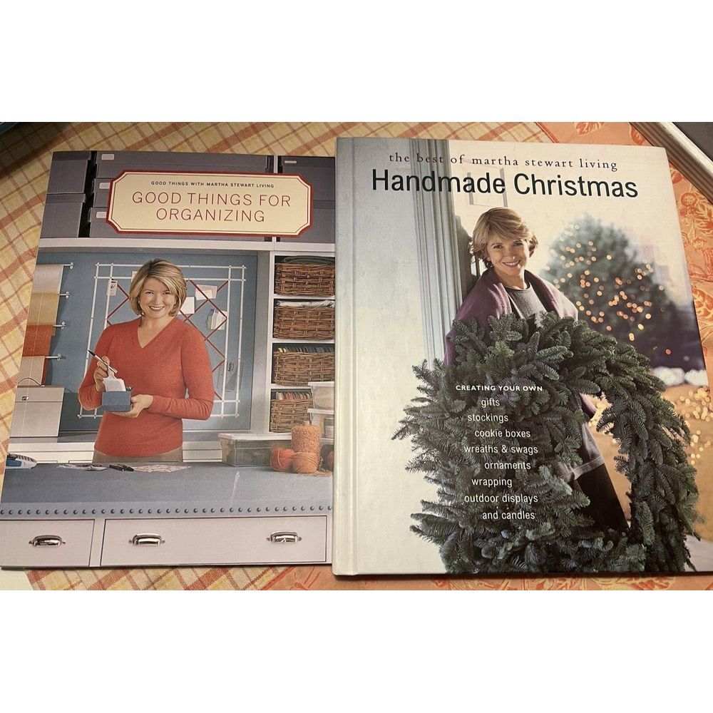 Best‎ of Martha Stewart Living Handmade Christmas & Good Things Organizing Books